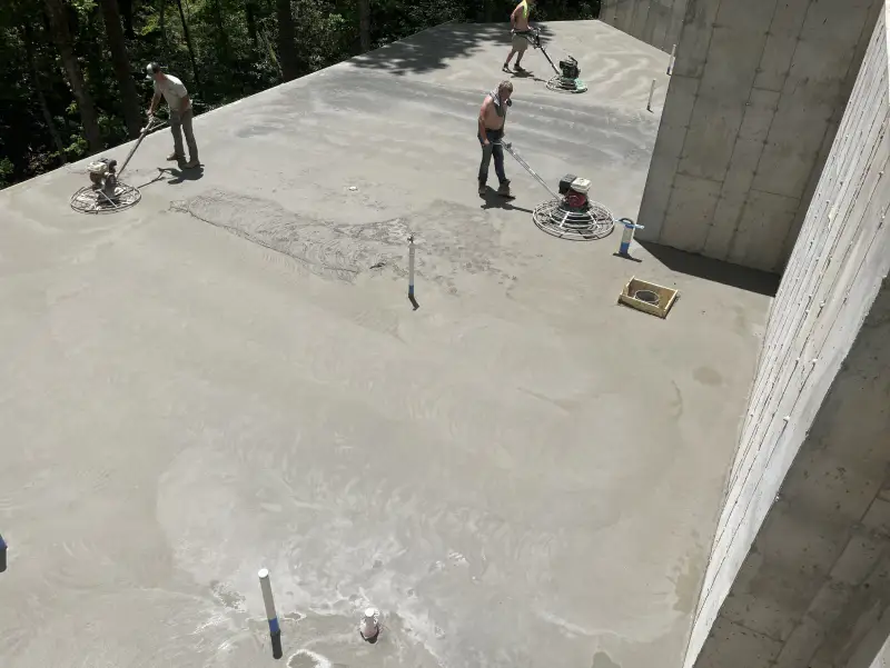 Basement Slabs — Ace Concrete Construction job photo